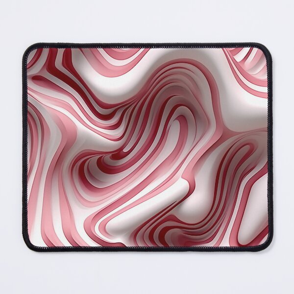 Item preview, 3D Pink and White Abstract Art Pattern designed and sold by aweartome.