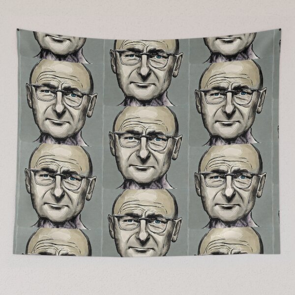 Item preview, sketch of Phil Collins face designed and sold by bogfl.