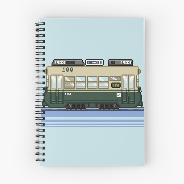 Item preview, Pixel Art Tram designed and sold by PixelCarvel.