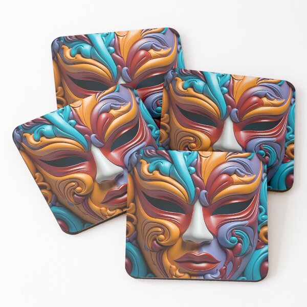 Item preview, Máscara de diseño designed and sold by Gravitylessarts.