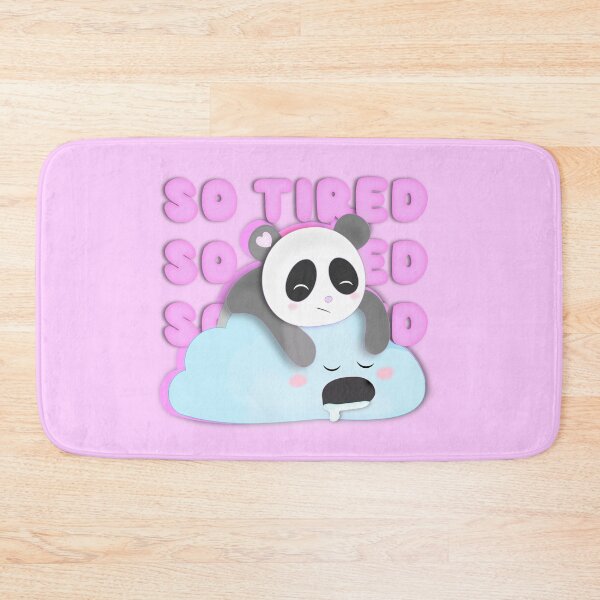Item preview, So Tired Panda Kawaii designed and sold by PinkStoreKawaii.