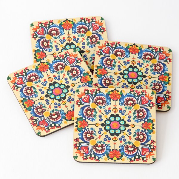 Item preview, Folk art, colorful pattern  designed and sold by artbelka.