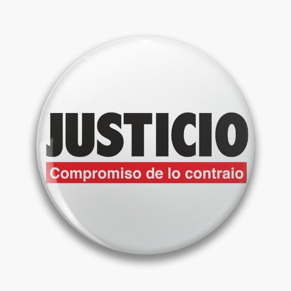 Item preview, Justicio Compromiso de lo contraio (Justicia: Compromiso de lo contrario) designed and sold by ArtofDissent.