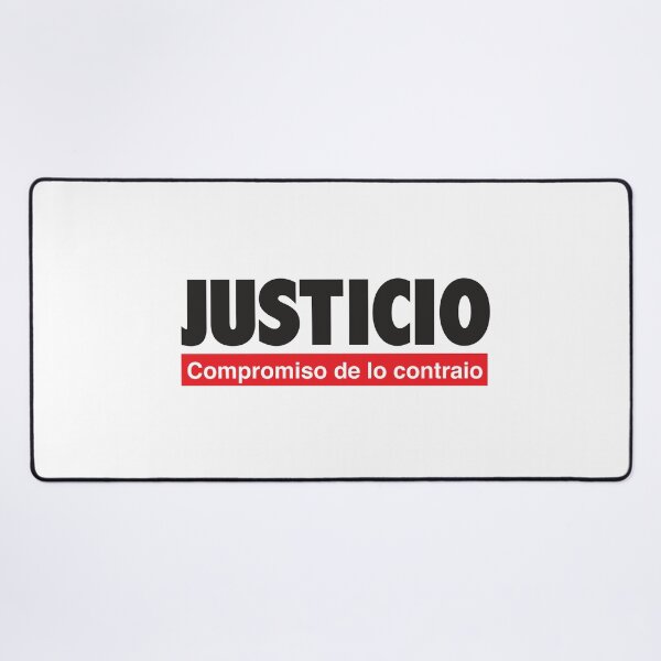 Item preview, Justicio Compromiso de lo contraio (Justice: Compromise otherwise) designed and sold by ArtofDissent.