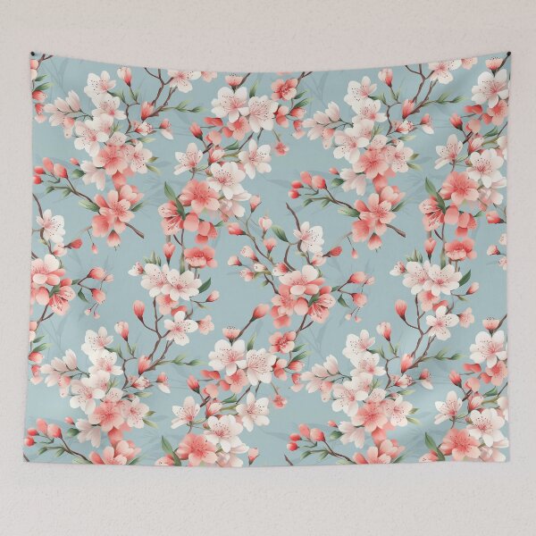 Item preview, Blossom Bliss: A Captivating Seamless Floral Symphony designed and sold by aweartome.