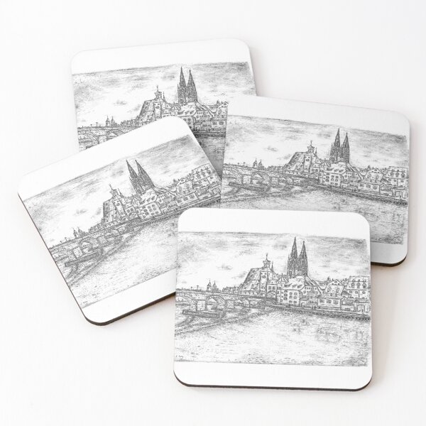 Item preview, The Old Stone Bridge Drawing - A Timeless Arch of Nostalgia designed and sold by studioSharonKay.