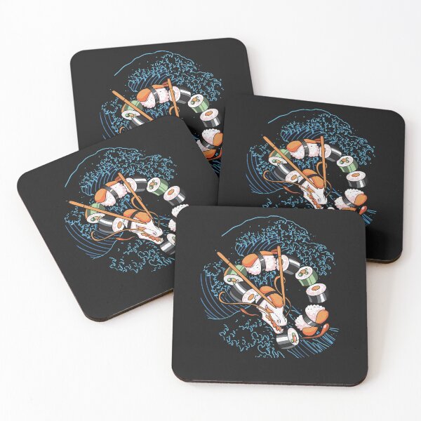 Item preview, Sushi dragon on wave designed and sold by ChrisFeil.