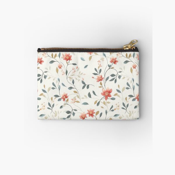 Item preview, Red and Cream Floral Watercolor designed and sold by Amy Olsen.