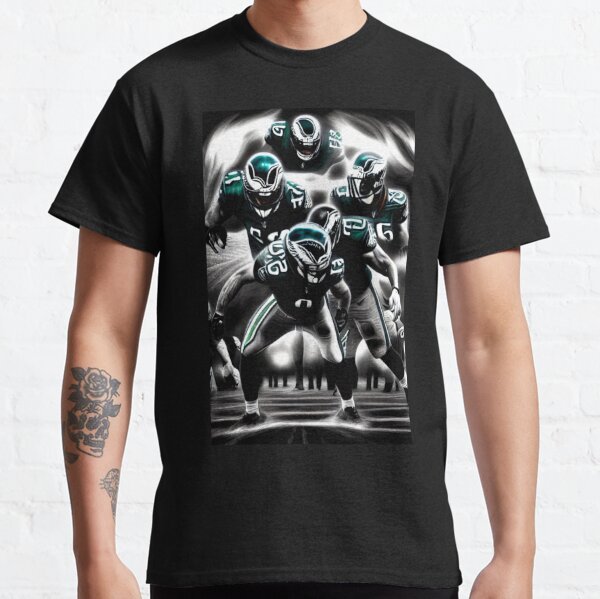 Philadelphia Eagles Logos All Over Print Shirt - ReproTees - The Home of  Vintage Retro and Custom T-Shirts!