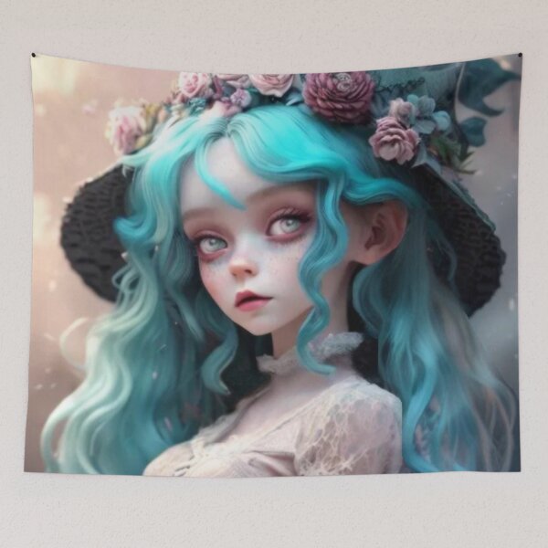Item preview, Teal Blue Witch designed and sold by WaryTales.