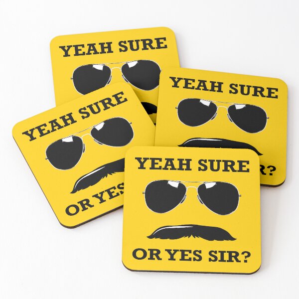 Item preview, Yeah Sure or Yes Sir? designed and sold by BadDadPhotoShop.