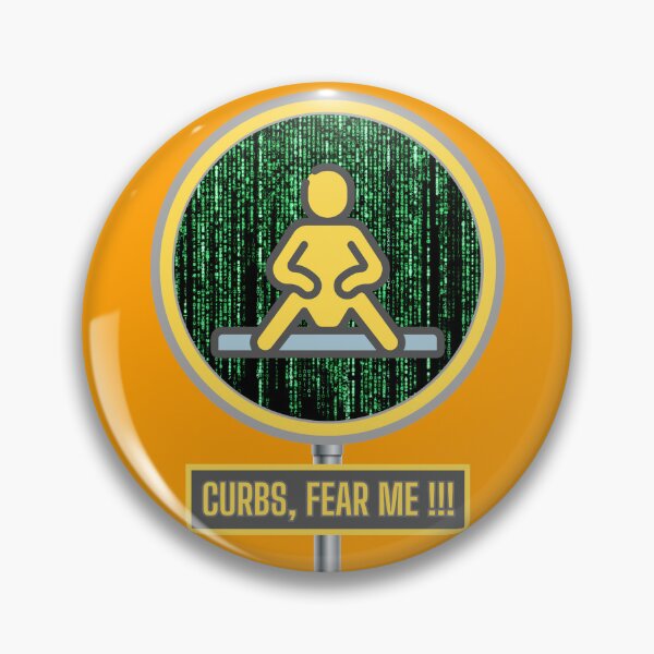 Item preview,  "Curbs Fear Me: Bold Design, Embrace the Fearless Energy of Urban Adventure" designed and sold by RvinJo8.