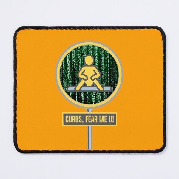 Item preview, "Curbs Fear Me: Bold Design, Embrace the Fearless Energy of Urban Adventure" designed and sold by RvinJo8.