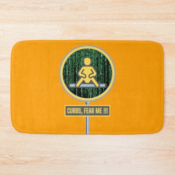 Item preview,  "Curbs Fear Me: Bold Design, Embrace the Fearless Energy of Urban Adventure" designed and sold by RvinJo8.