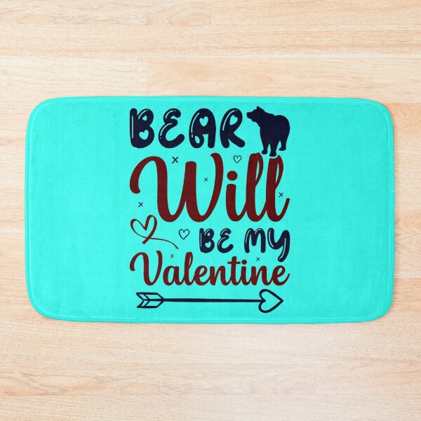 Item preview, Bear Will Be My Valentine designed and sold by BroderickAsia.