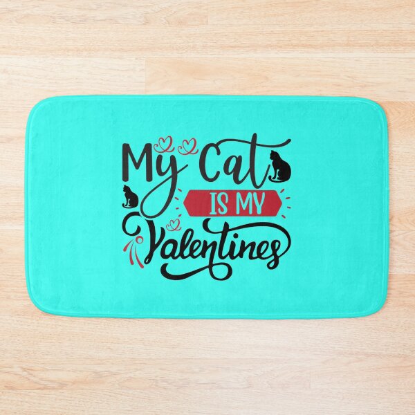 Item preview, My Cat Is My Valentines designed and sold by BroderickAsia.