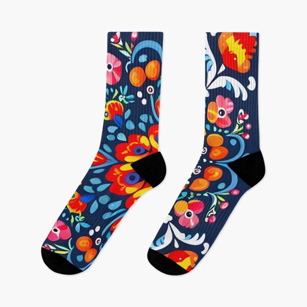 Item preview, Folk inspired art, colorful pattern  designed and sold by artbelka.