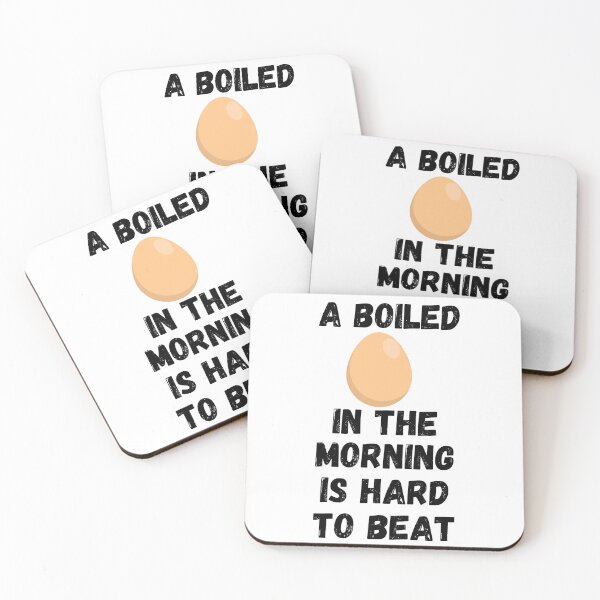 Item preview, A Boiled Egg In The Morning Is Hard To Beat Design designed and sold by JAMTEESHOP.
