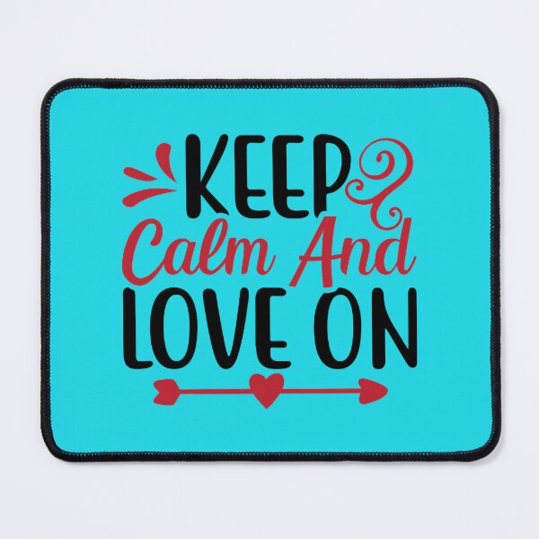 Item preview, Valentine Keep Calm And Love On designed and sold by BroderickAsia.