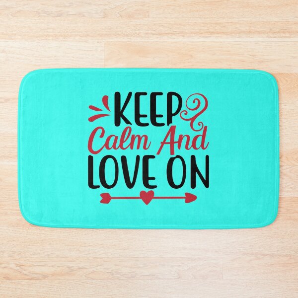 Item preview, Valentine Keep Calm And Love On designed and sold by BroderickAsia.