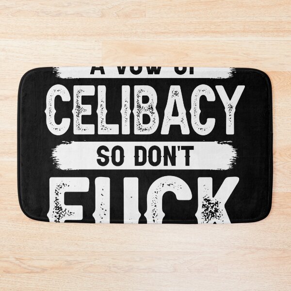 Item preview, I just took a vow of celibacy so don't fuck with me! designed and sold by DienstNet.