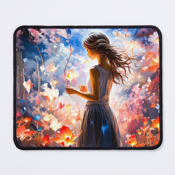 Item preview, Girl in the Butterfly Garden designed and sold by Kilwinning-DA.
