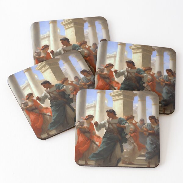 Item preview, Picture "Dancing Romans" in the style of an oil painting designed and sold by Pflugart.