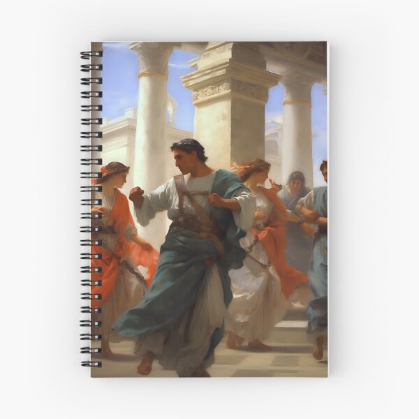 Item preview, Picture "Dancing Romans" in the style of an oil painting designed and sold by Pflugart.