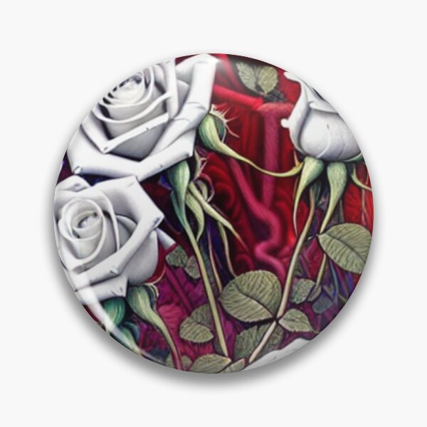 Item preview, red and white roses designed and sold by aipaint.
