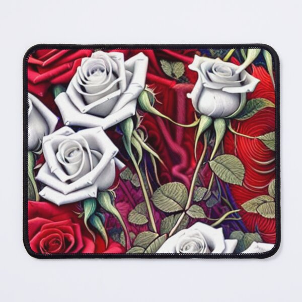 Item preview, red and white roses designed and sold by aipaint.