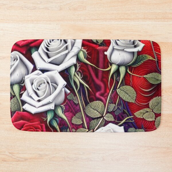 Item preview, red and white roses designed and sold by aipaint.