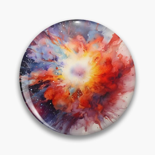 Aperçu de l'œuvre Supernova à l'aquarelle créée et vendue par Banna Baber.
