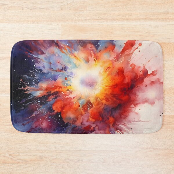 Aperçu de l'œuvre Supernova à l'aquarelle créée et vendue par Banna Baber.