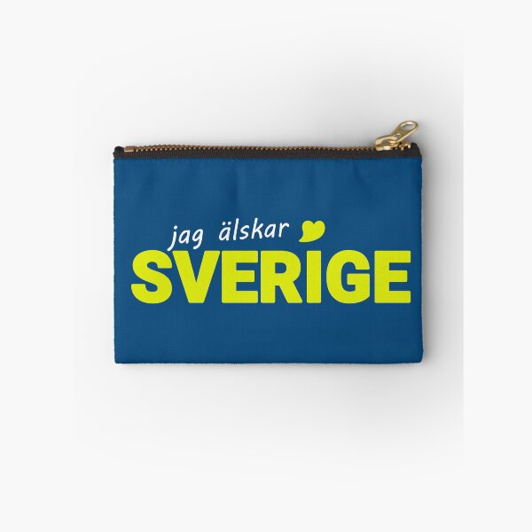 Artikelvorschau, Jag älskar Sverige (Vit-Text) entworfen und verkauft von PartietRiket.