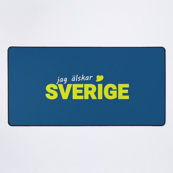 Artikelvorschau, Jag älskar Sverige (Vit-Text) entworfen und verkauft von PartietRiket.