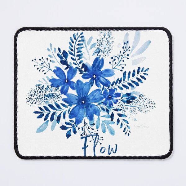 Item preview, Life flow life blue life flowers designed and sold by EvaPassiArts.