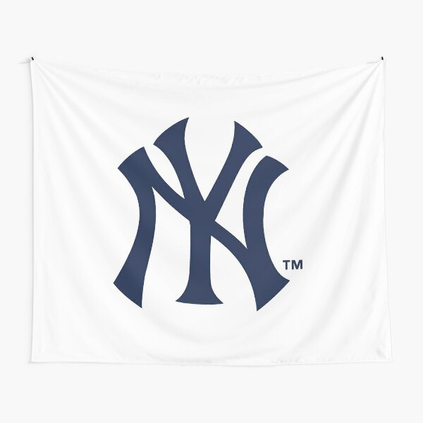 New York Yankees Baseball Jacket Black and White Tapestry by