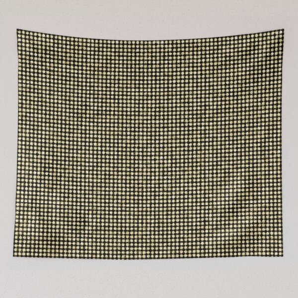 Item preview, Yellow irregular polka dot on black background. designed and sold by MirBer.