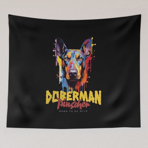 Item preview, Natural Ear Doberman Pinscher - Born To Be Wild designed and sold by lovealva.