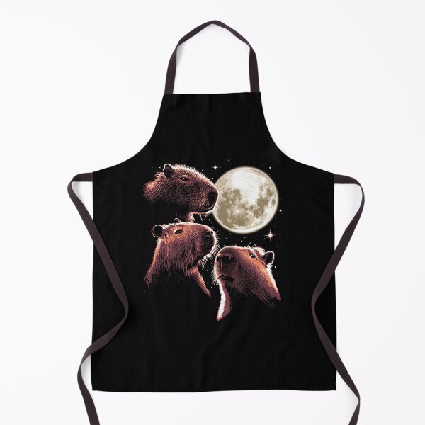 Item preview, Three Capybara Moon Funny Capybara Meme Mystical Capybara designed and sold by vomaria.