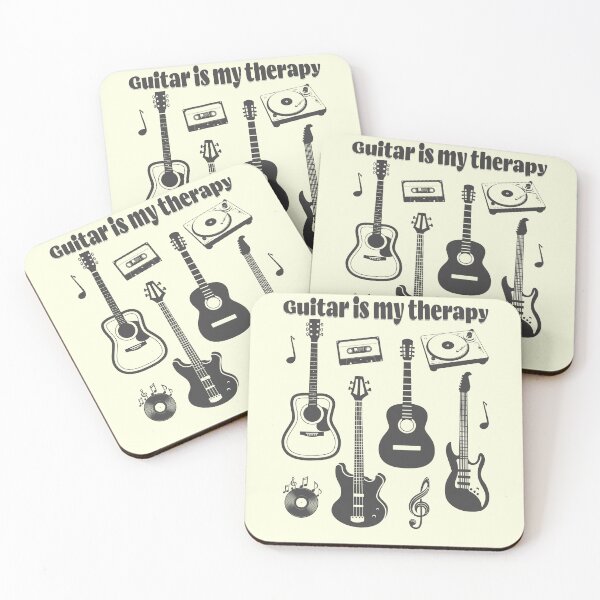Item preview,  guitar is my therapy designed and sold by PositiveIdeas.