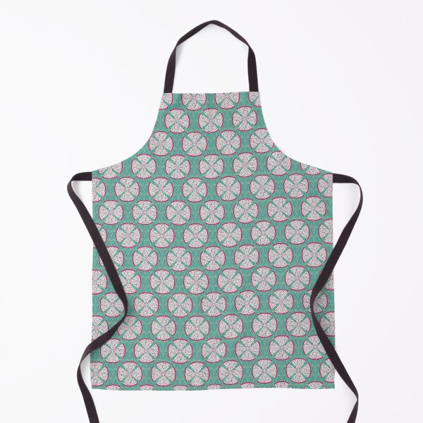 Item preview, Dragon Fruit Poppy Pattern on Teal designed and sold by MerryMakewell.