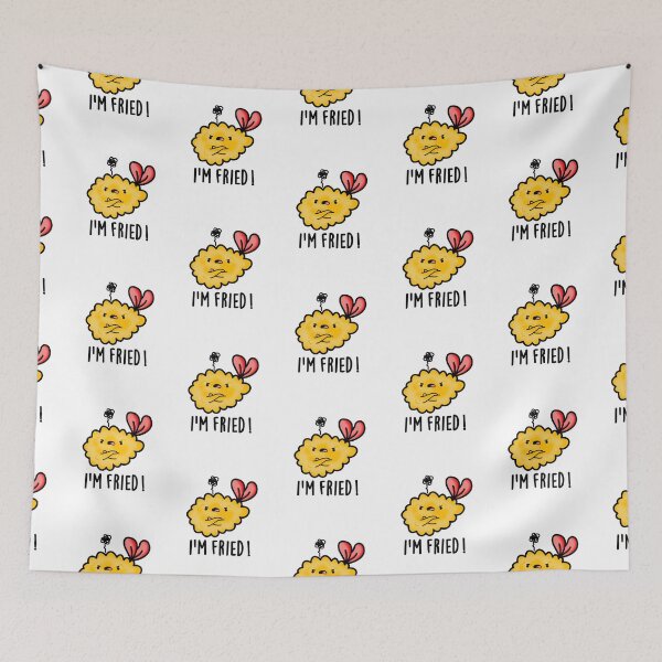 Item preview, I'm Fried Tempura Funny Sushi Puns  designed and sold by punnybone.