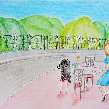 Artwork thumbnail, Outdoor cafe by Solotry