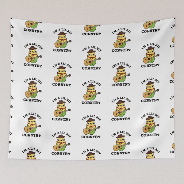 Item preview, I'm A Little Bit Corntry Funny Corn Puns  designed and sold by punnybone.