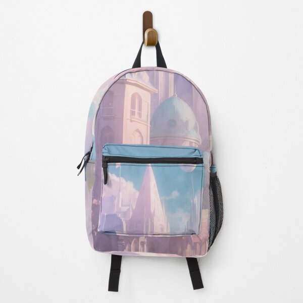 Item preview, City scape, anime, sailor moon, pastel designed and sold by purul3nt.