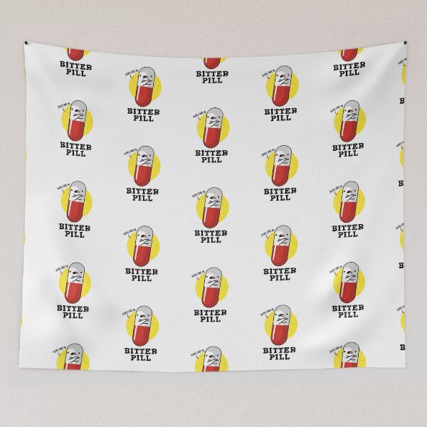 Item preview, Bitter Pill Funny Medicine Puns  designed and sold by punnybone.