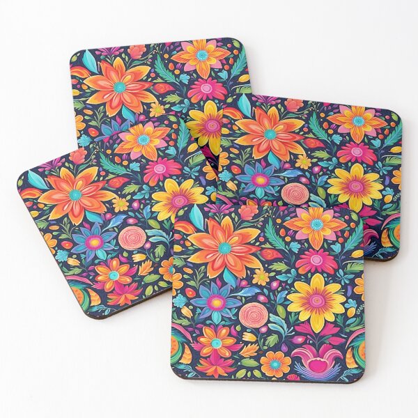 Item preview, Floral vibrant pattern, inspired by nature designed and sold by artbelka.