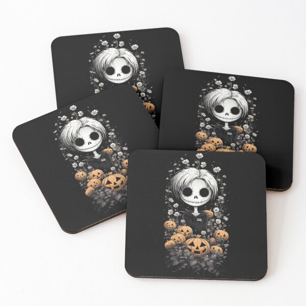 Item preview, Smiling Ghost Among Pumpkins and Flowers - Bradley designed and sold by MarcinCollie.