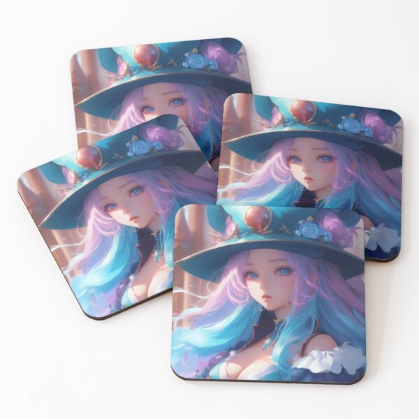 Item preview, Blue Anime Mage designed and sold by purul3nt.